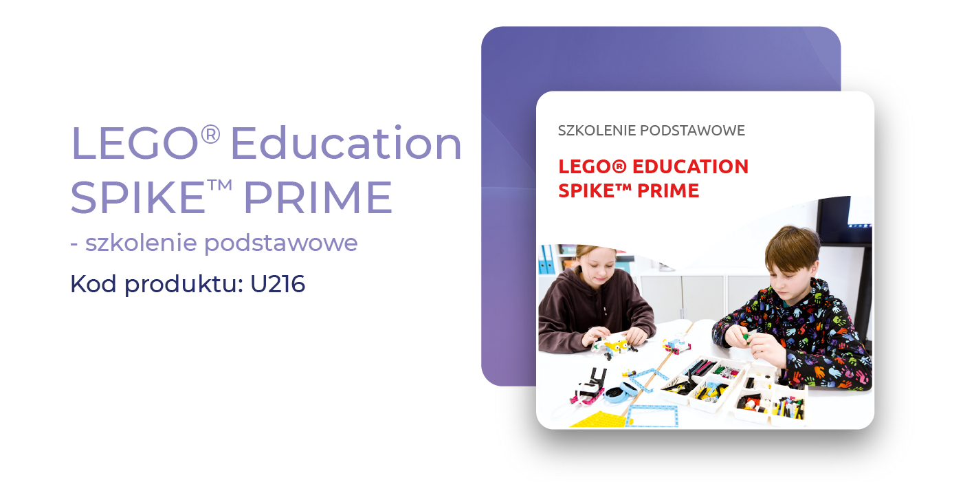 u-62 Lego Education Spike Prime szkolenie w cyfrowy uczeń