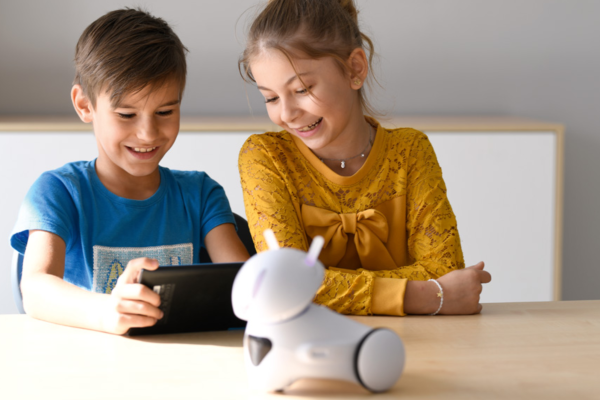 praca z robotem photon oraz tabletem