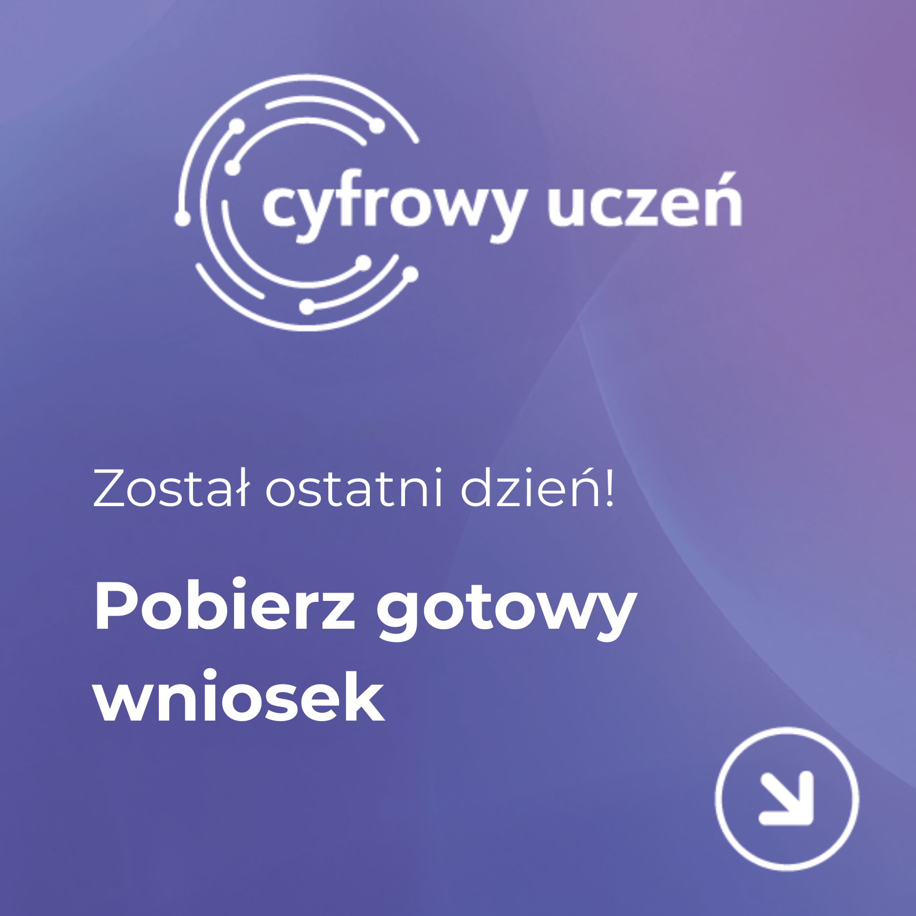 popup ostatni dzieńn na wnioski