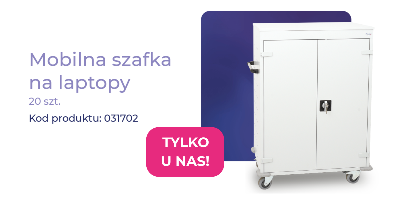 Mobilna szafka na laptopy Mobilna szafka na laptopy